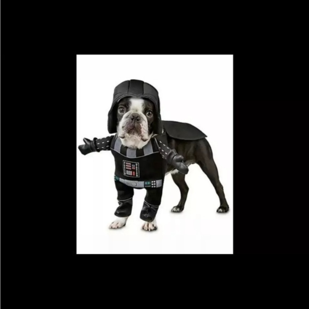Darth Vader Pet Costume with sounds. Size Medium. (No hat or Cape)
